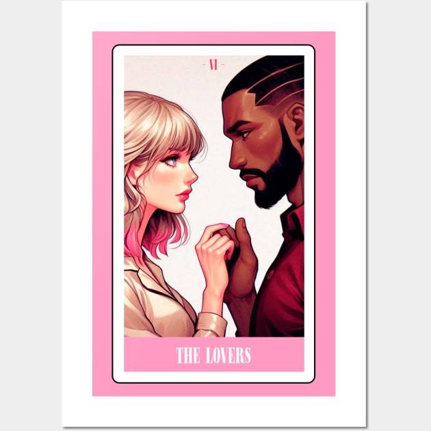 the lovers - swiftie tarot card Wall Art by sadieillust